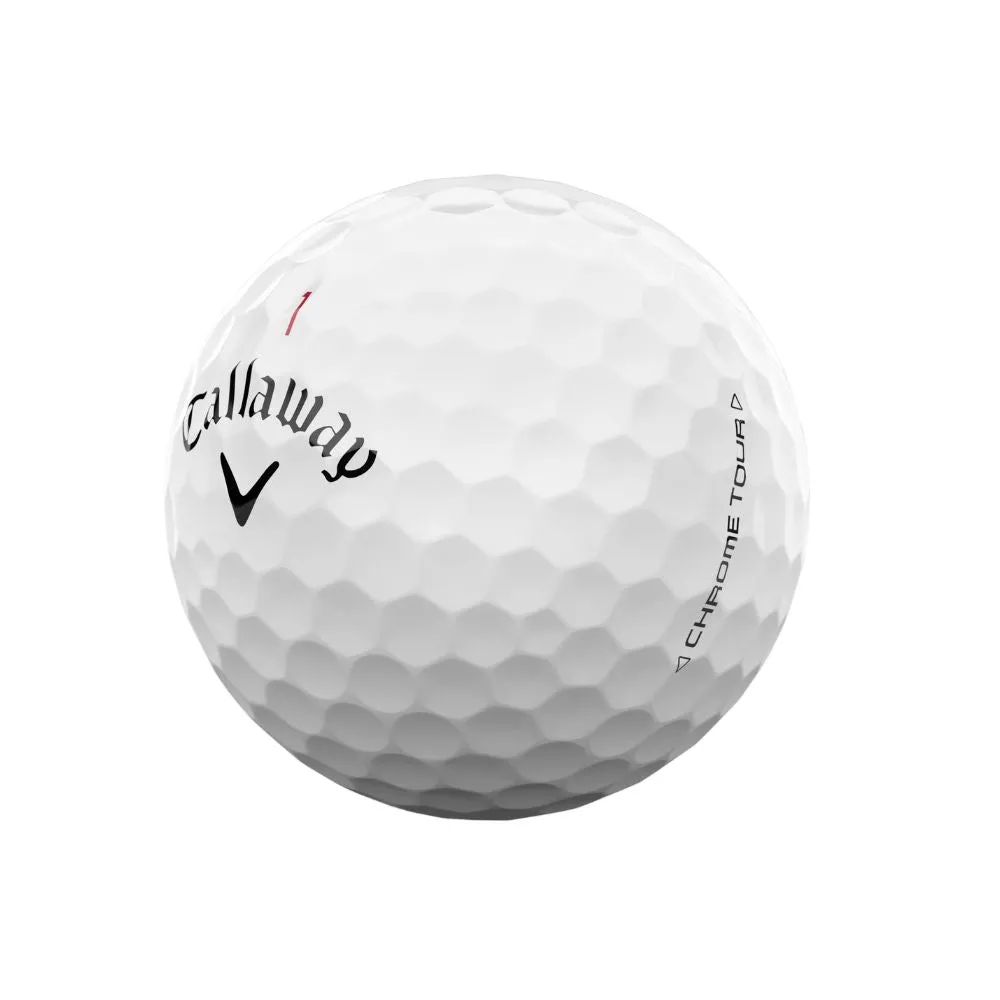 Callaway Golf Chrome Tour Golf Balls 2024 - White