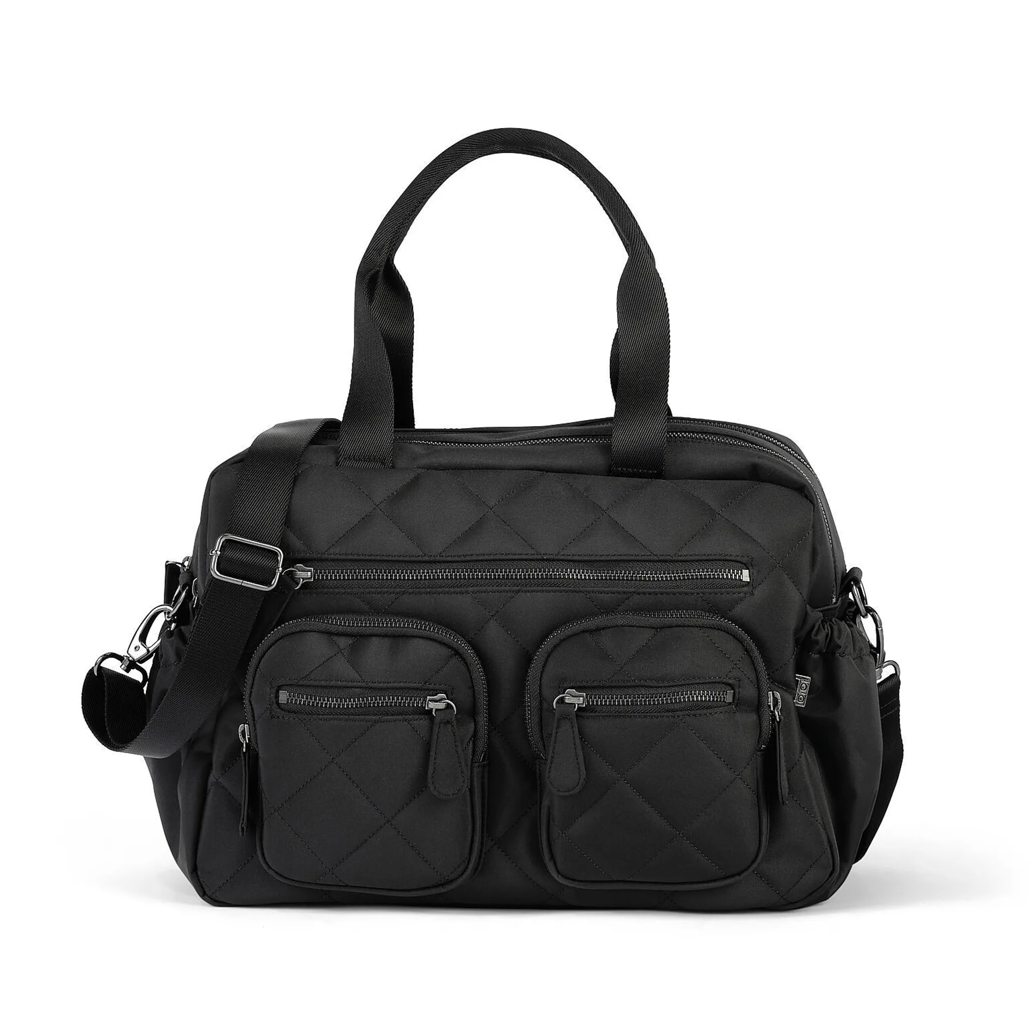 Carry All Nappy Bag - Black Diamond Quilt