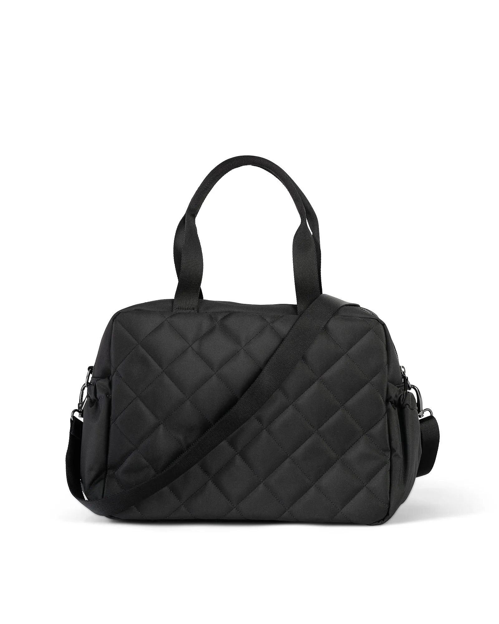 Carry All Nappy Bag - Black Diamond Quilt