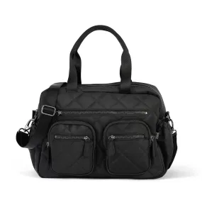 Carry All Nappy Bag - Black Diamond Quilt