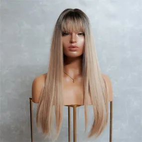 CHICAGO Blonde Ombre Fringe Wig