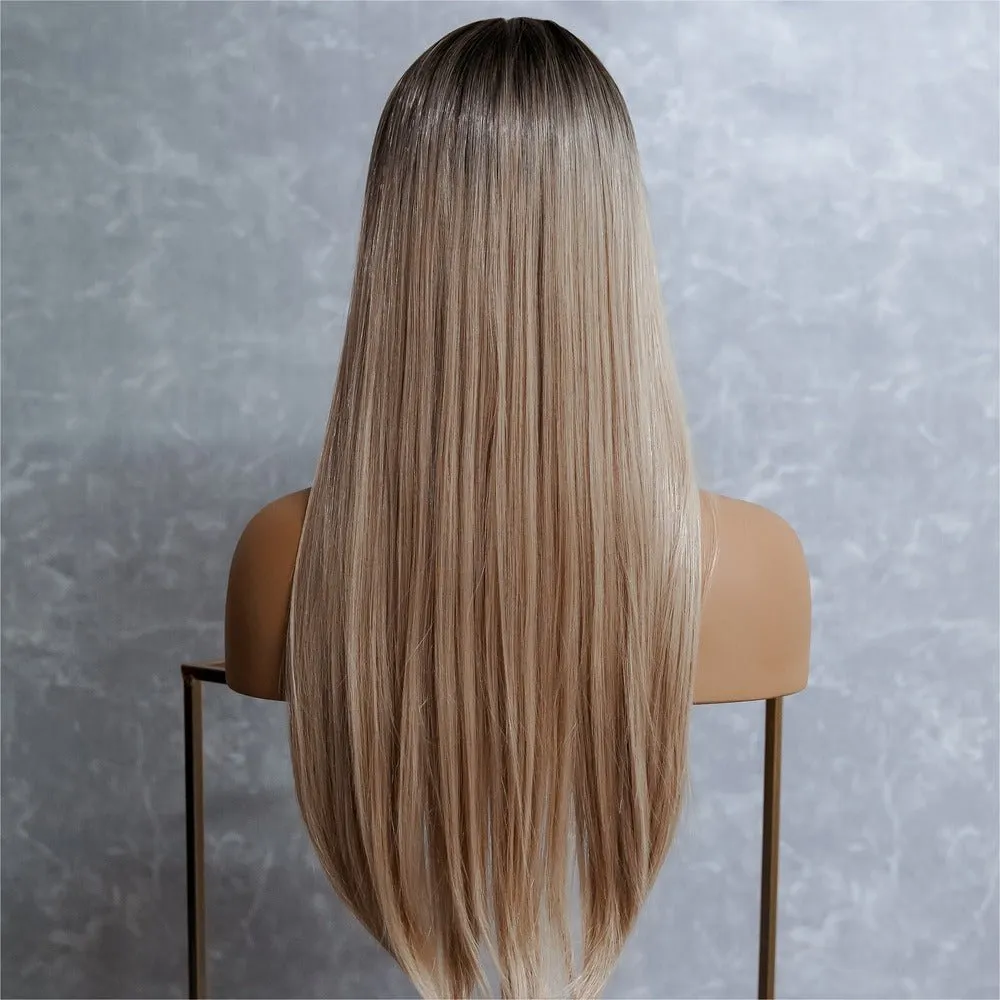 CHICAGO Blonde Ombre Fringe Wig