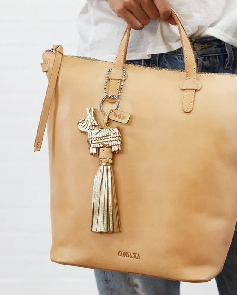 Consuela | Brit Donkey with Himalayan Fringe Chaquira Bag Charm