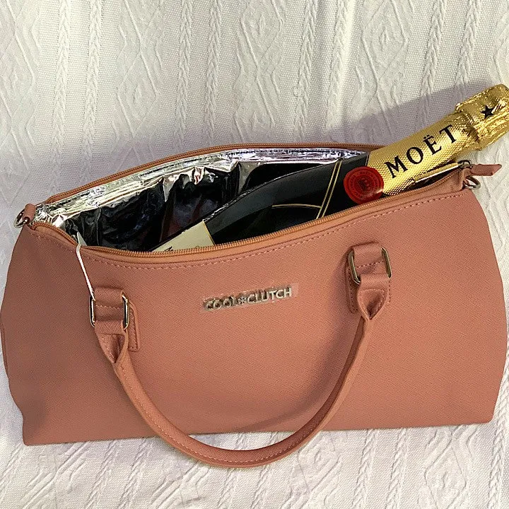 COOL CLUTCH PINK WINE BAG