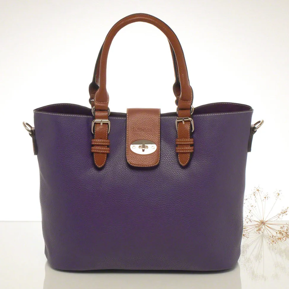 Cosmopolitan Tote/Clutch - Purple