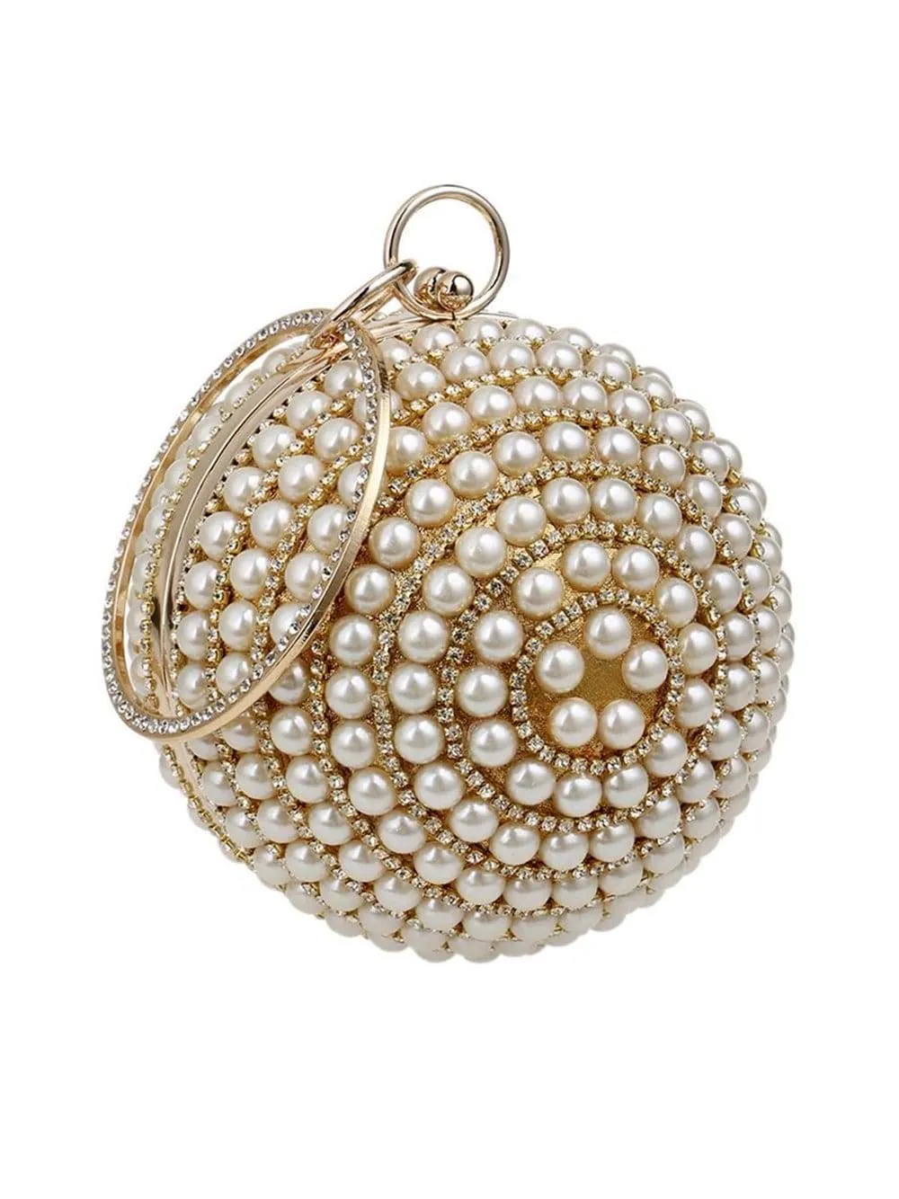 Costume-Pearl Beaded Clutch