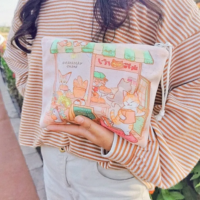 Cute Korean Cartoon Storage Bags