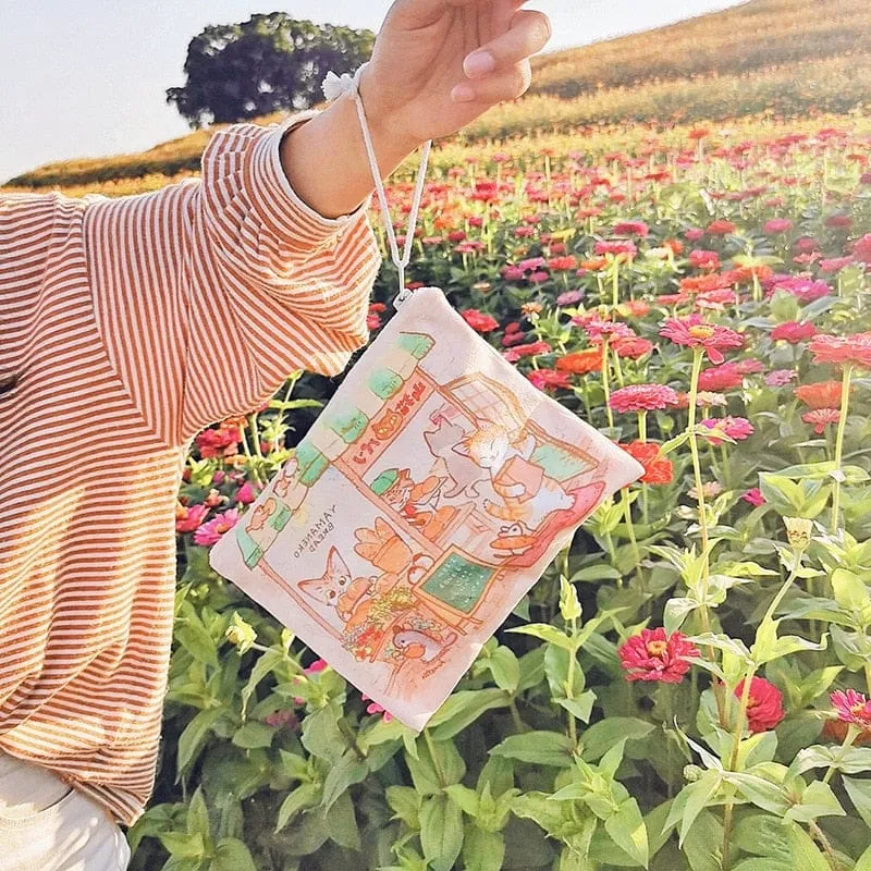 Cute Korean Cartoon Storage Bags