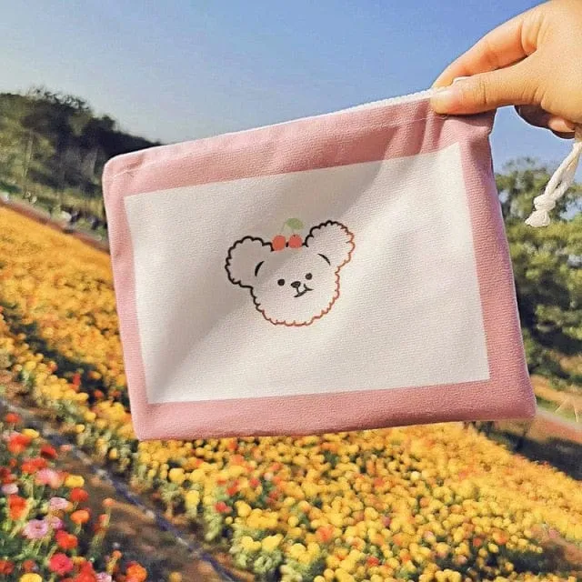 Cute Korean Cartoon Storage Bags