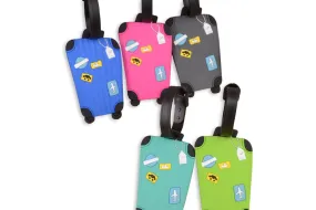 Cute Travel Suitcase Theme Luggage Tag