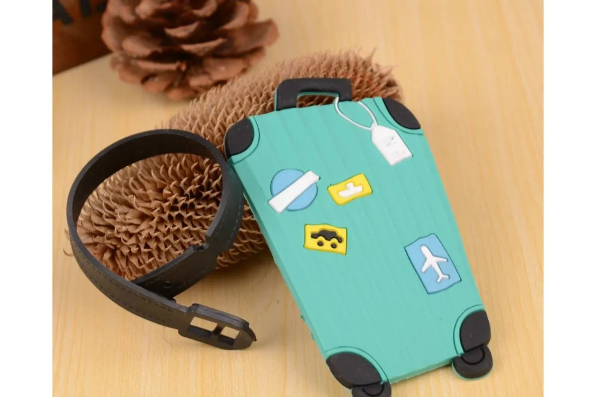 Cute Travel Suitcase Theme Luggage Tag