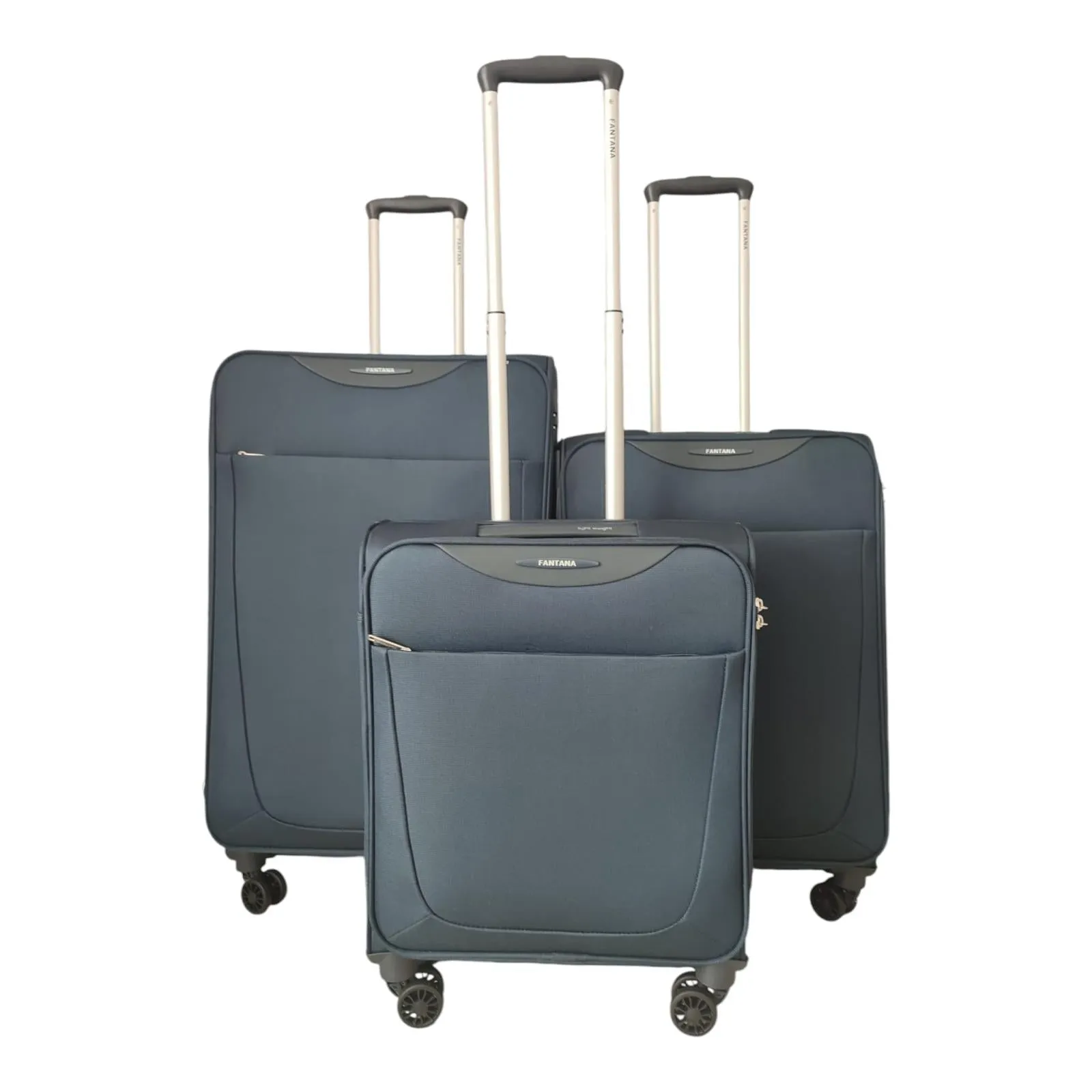 Eagle Lightweight Two-Tone Expandable Suitcase - 21 Inch Cabin