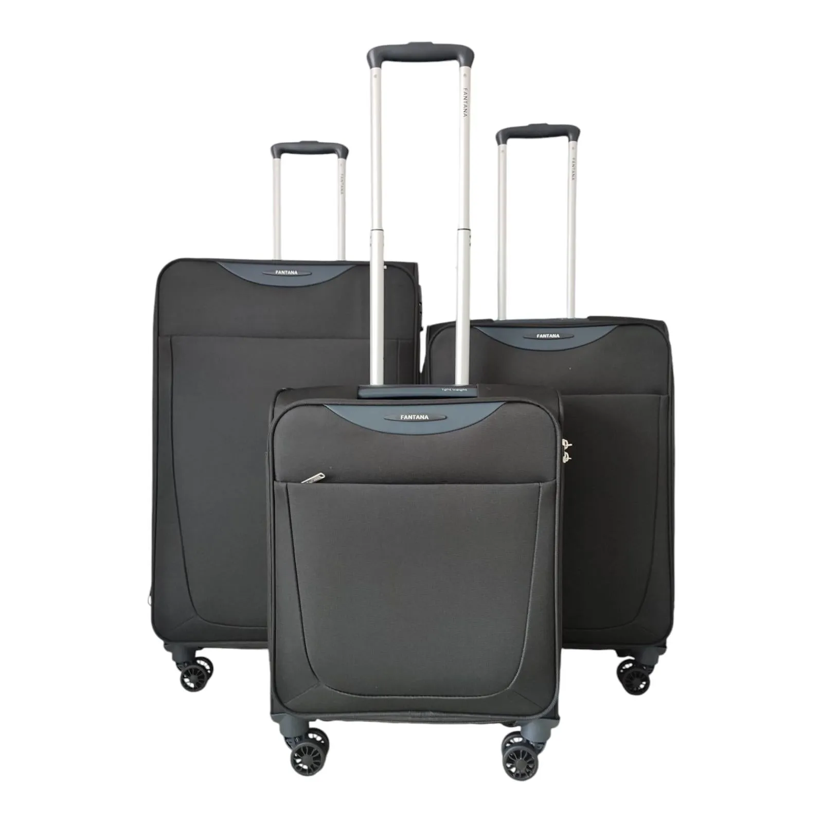 Eagle Lightweight Two-Tone Expandable Suitcase - 21 Inch Cabin