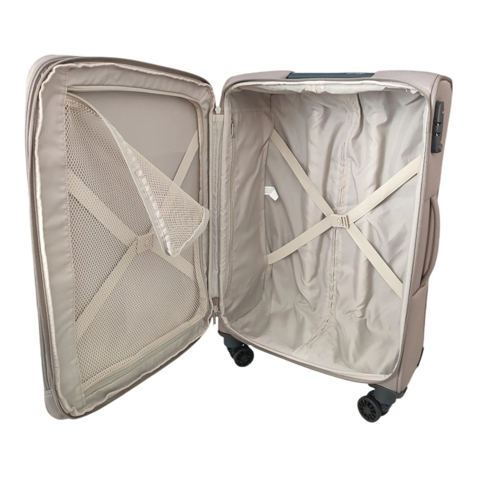 Eagle Lightweight Two-Tone Expandable Suitcase - 21 Inch Cabin