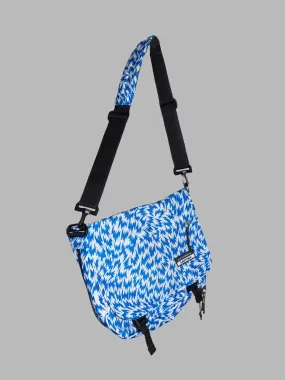 Eastpak x Eley Kishimoto 2009 blue corduroa nylon flash print messenger bag