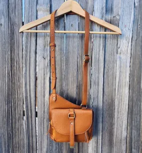 Eastwood Small Side Satchel in Camel