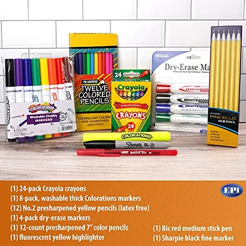 EPI Essential School Supply Kit for Fourth and Fifth Grade Students