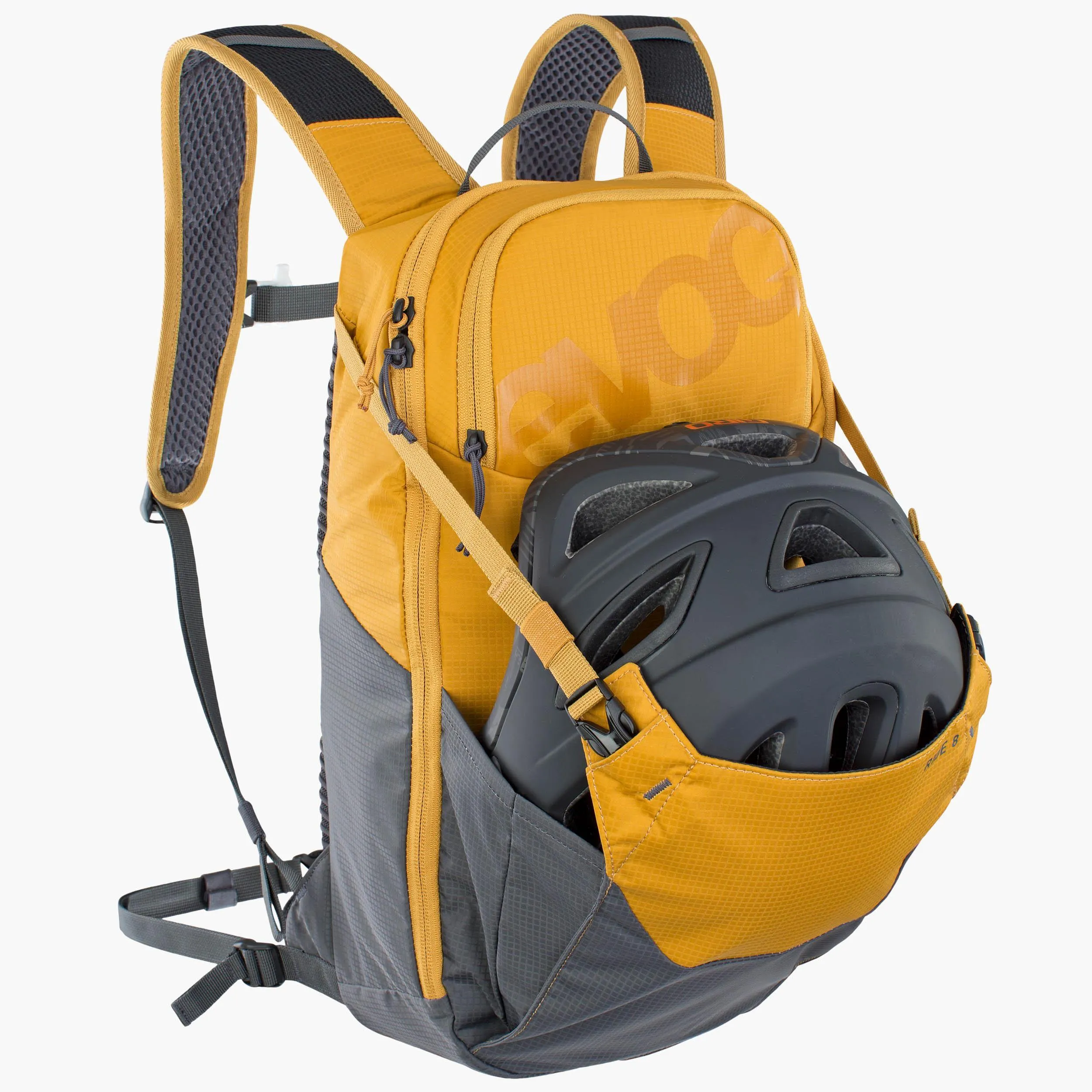 EVOC Ride 8L Backpack with 2L Bladder - Loam / Grey