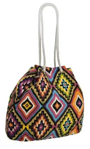 EyeCatchBags - Psychedelic Aztec Ladies Canvas Shoulder Bag