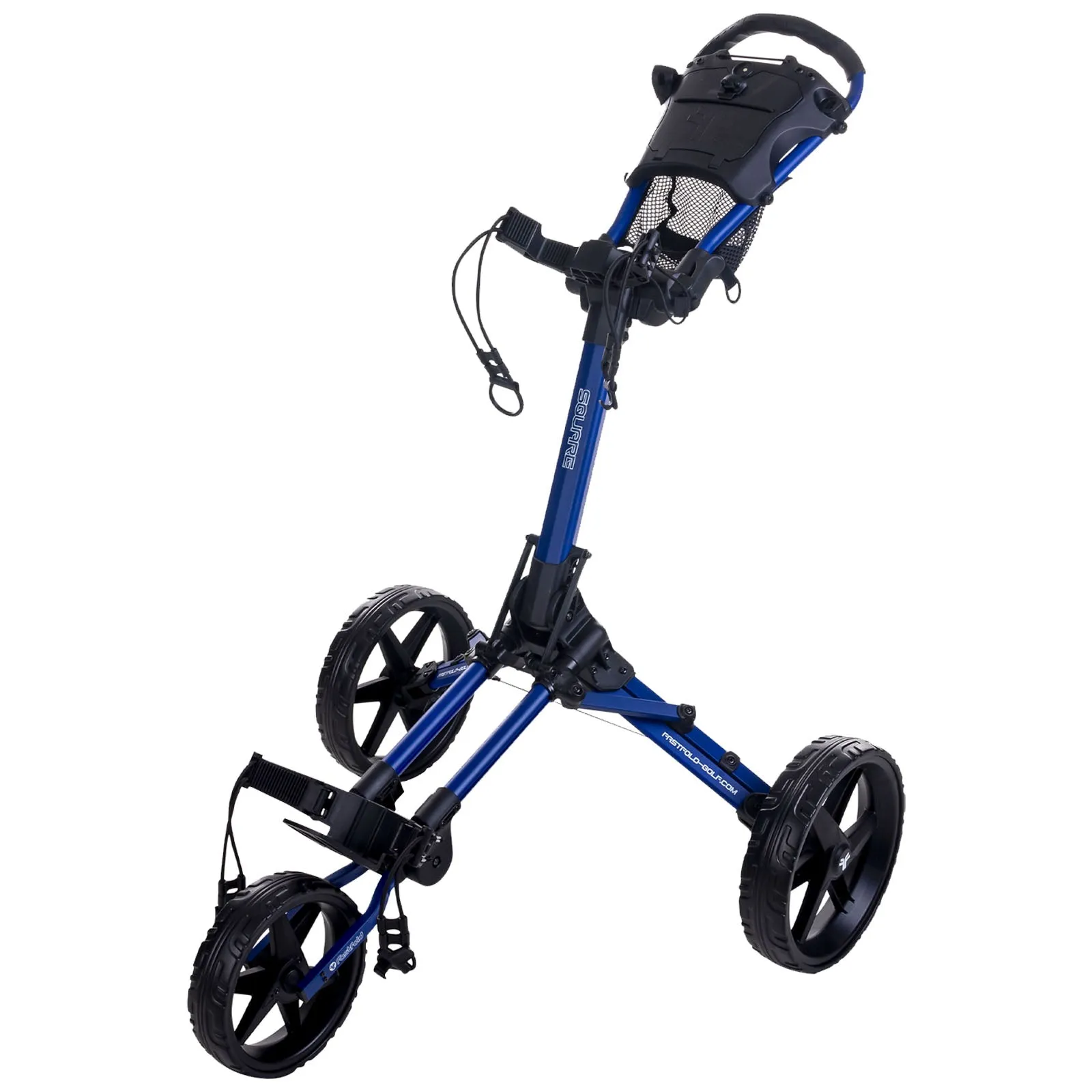 FastFold Square 3-Wheel Compact Golf Trolley