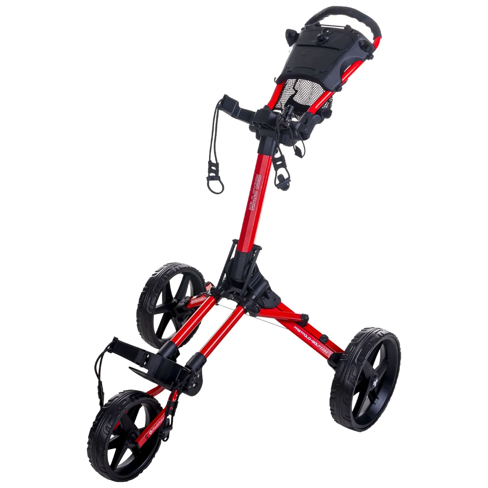 FastFold Square 3-Wheel Compact Golf Trolley