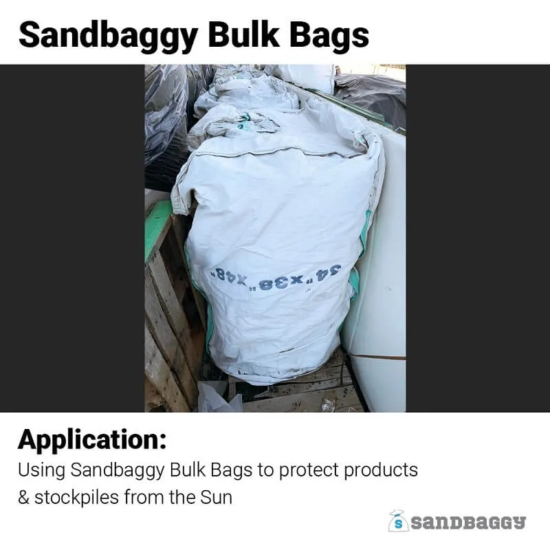 FIBC Bulk Bags - 3000 lb Capacity - 45 Cu Ft - 35" x 35" x 50"