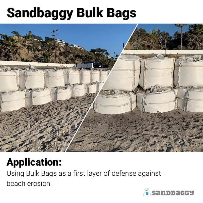 FIBC Bulk Bags - 3000 lb Capacity - 45 Cu Ft - 35" x 35" x 50"