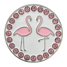 Flamingos Golf Ball Marker Only