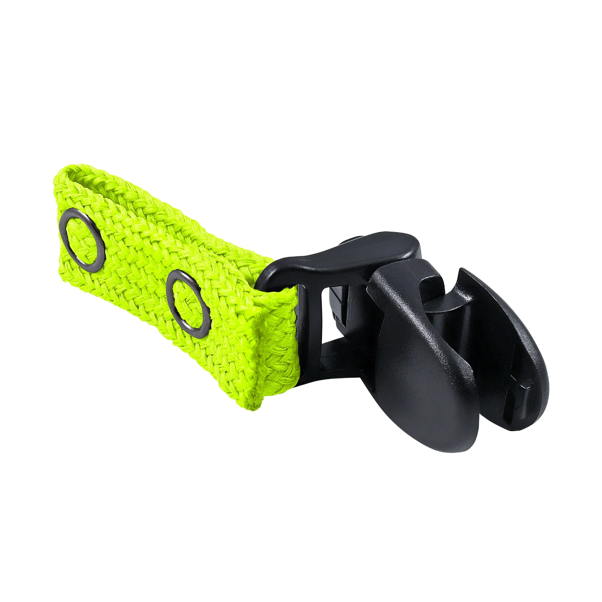 Fluorescent Yellow Drink Tube Lanyard Clip