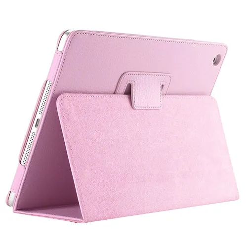 For Apple ipad 2 3 4 Magnetic Auto Wake Up Sleep Flip Litchi Leather Case For ipad 3 for ipad 4 Cover with Smart Stand Holder