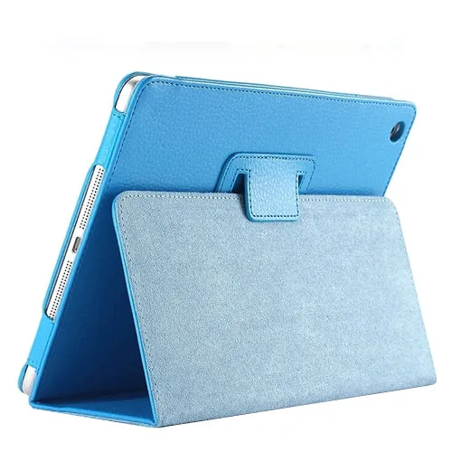 For Apple ipad 2 3 4 Magnetic Auto Wake Up Sleep Flip Litchi Leather Case For ipad 3 for ipad 4 Cover with Smart Stand Holder