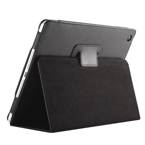 For Apple ipad 2 3 4 Magnetic Auto Wake Up Sleep Flip Litchi Leather Case For ipad 3 for ipad 4 Cover with Smart Stand Holder