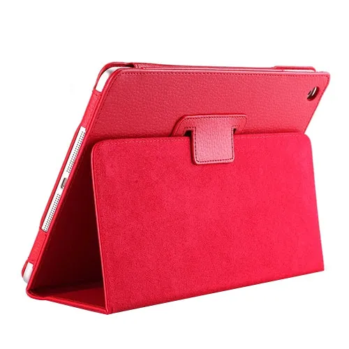 For Apple ipad 2 3 4 Magnetic Auto Wake Up Sleep Flip Litchi Leather Case For ipad 3 for ipad 4 Cover with Smart Stand Holder