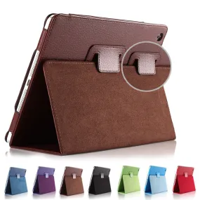 For Ipad Mini 1 2 3 Matte Litchi Soft PU Artificial Leather Case Magnetic Sleep /Wake UP Flip Cover For Ipad Mini case Retina