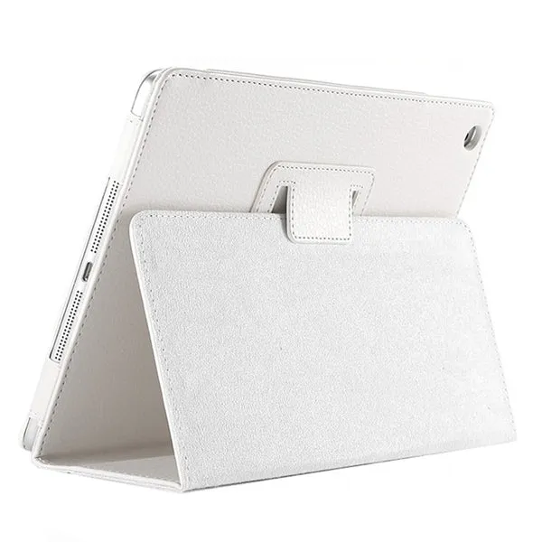 For Ipad Mini 1 2 3 Matte Litchi Soft PU Artificial Leather Case Magnetic Sleep /Wake UP Flip Cover For Ipad Mini case Retina