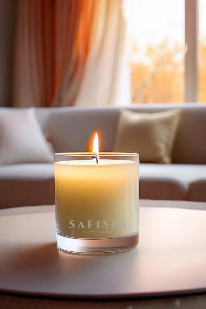 Freesia & Pear Candle | Luxury Soy Candle | SaFiSpa