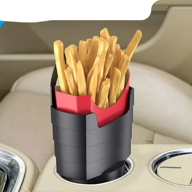 French Fries Cup Holder Black