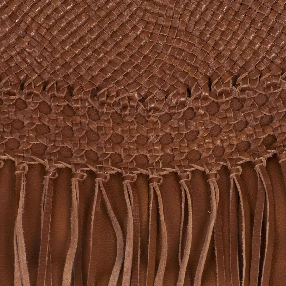 Frye Woven Fringe Bag