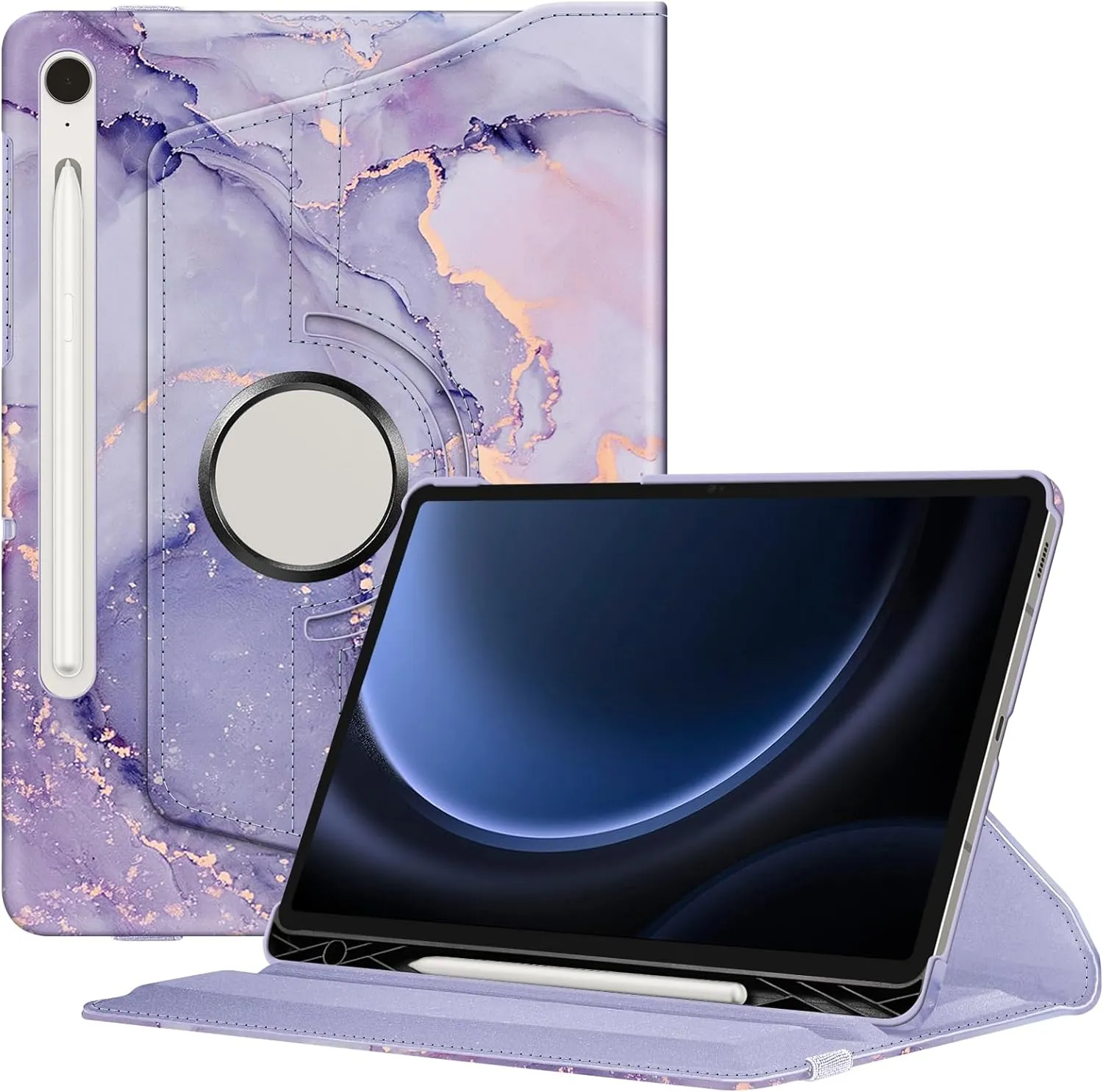 Galaxy Tab S9 / Tab S9 FE 360-Degree Rotating Case | Fintie