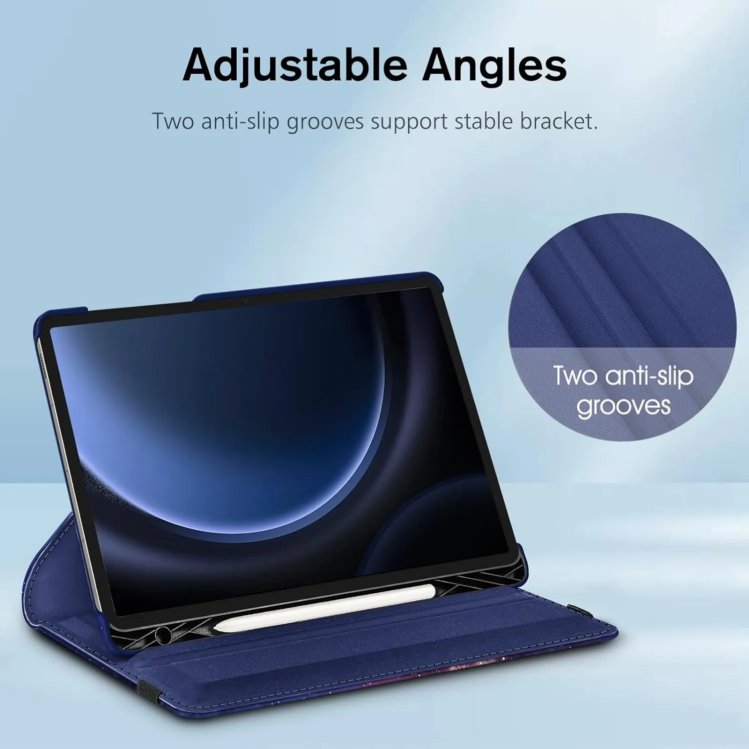 Galaxy Tab S9 / Tab S9 FE 360-Degree Rotating Case | Fintie