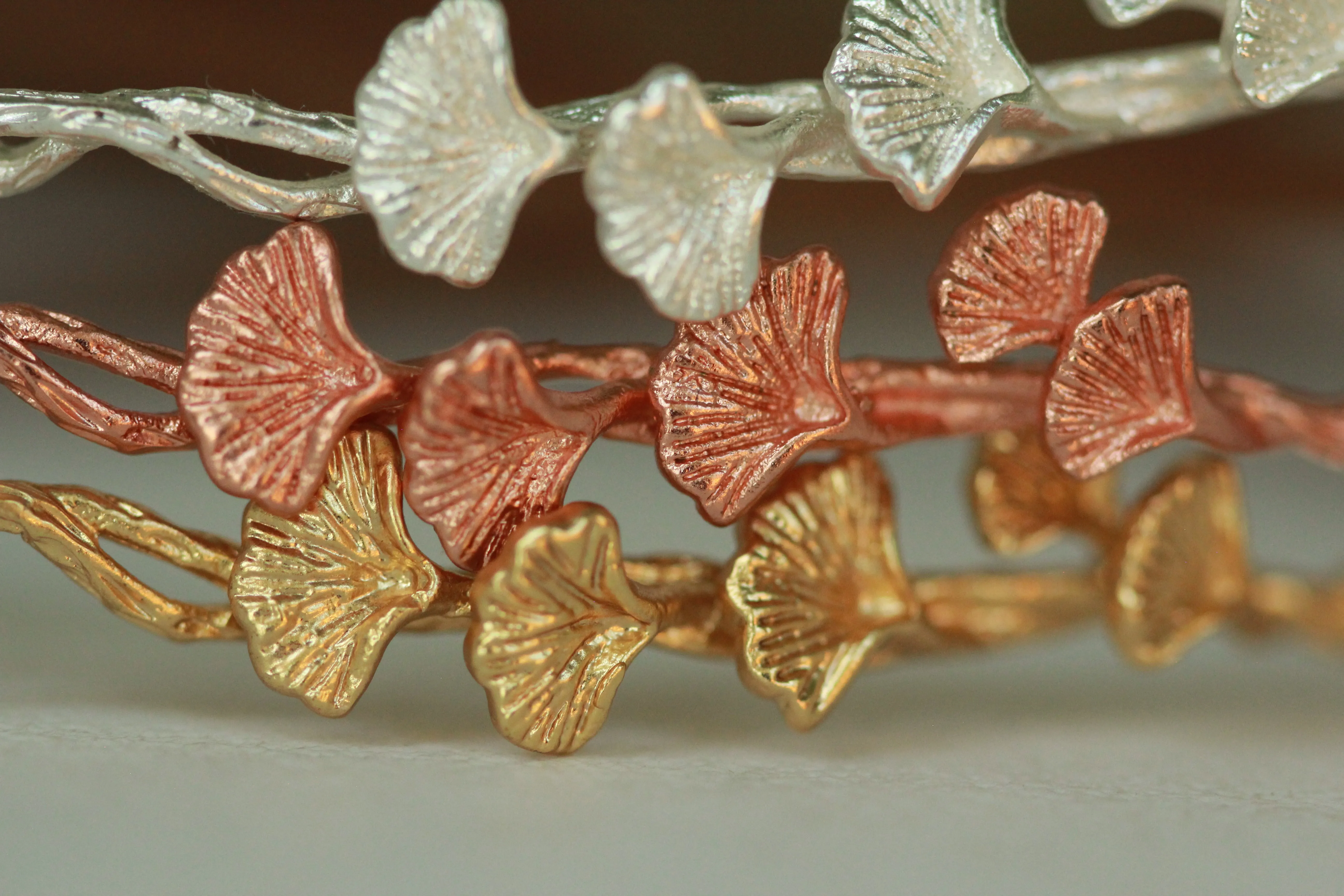 Ginkgo Leaves Durable Hair Chain / Wreath - Short Version