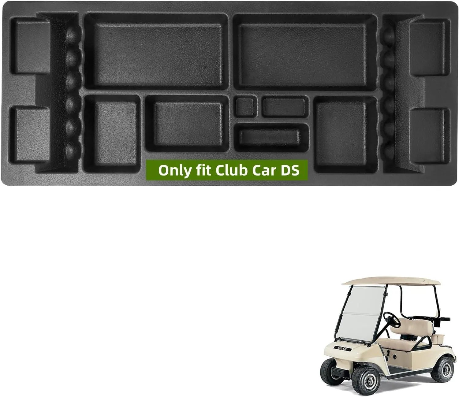 Golf Cart Under Seat Storage Tray for EZGO Club Car Yamaha - 10L0L