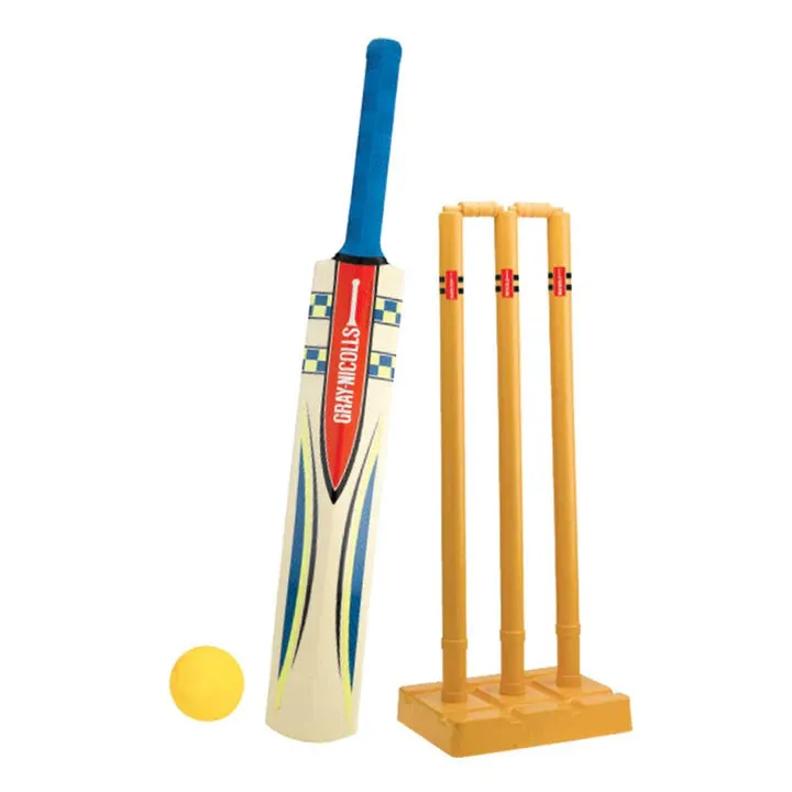 Gray Nicolls Plastic Set (Bat/Ball/Stumps/Mesh bag) 6