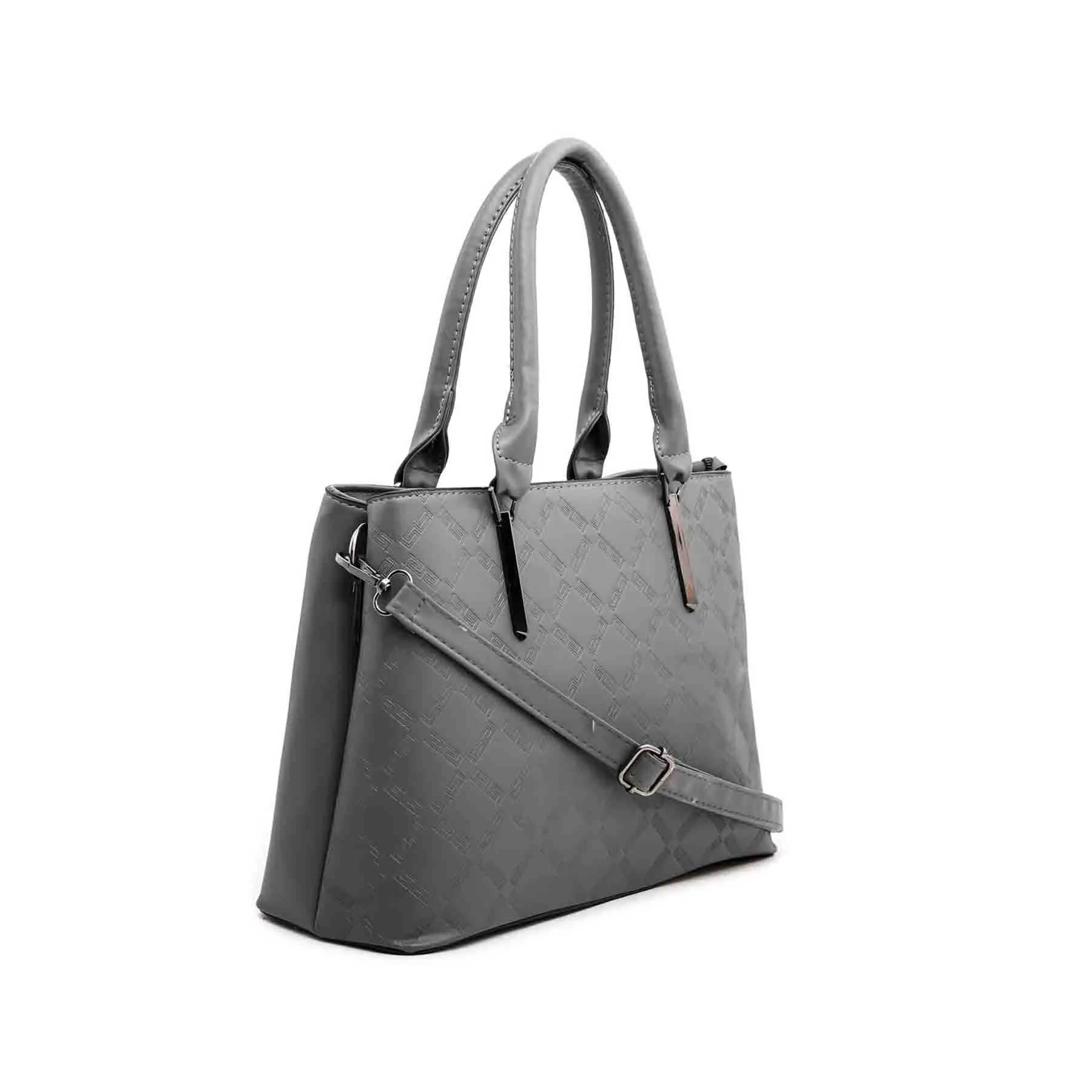 Grey Formal Hand Bag P35897