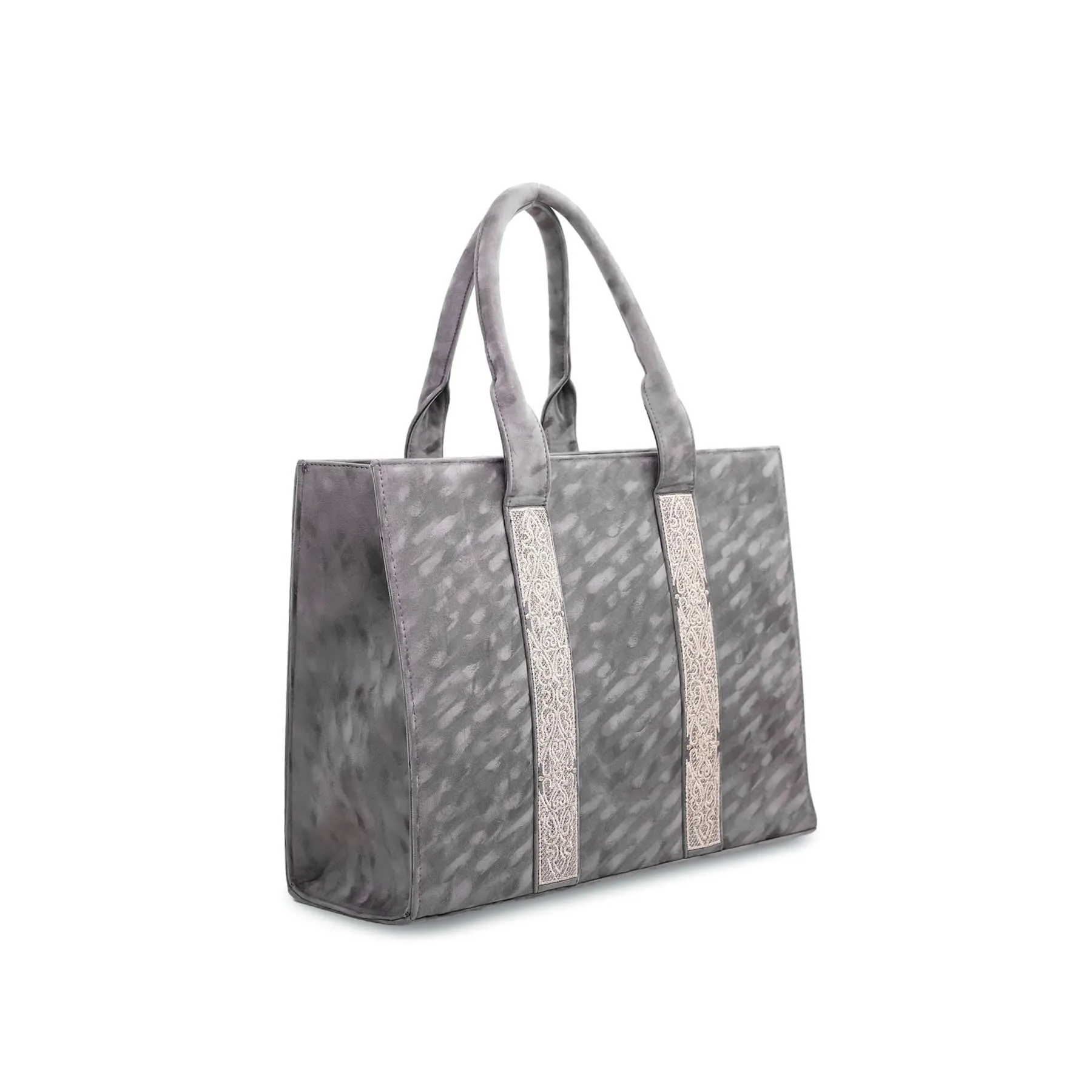 Grey Formal Hand Bag P54366