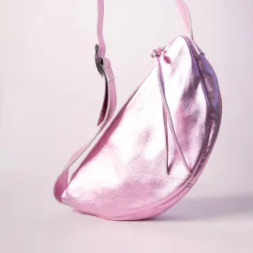 Harpers Emporium Luna Crossbody Bag in Metallic Pink