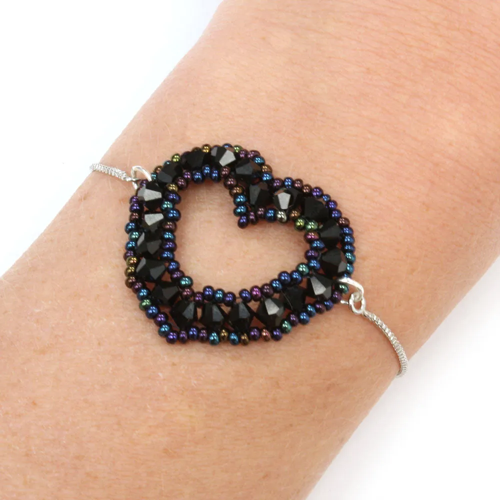 Heart Bracelet Kit Black