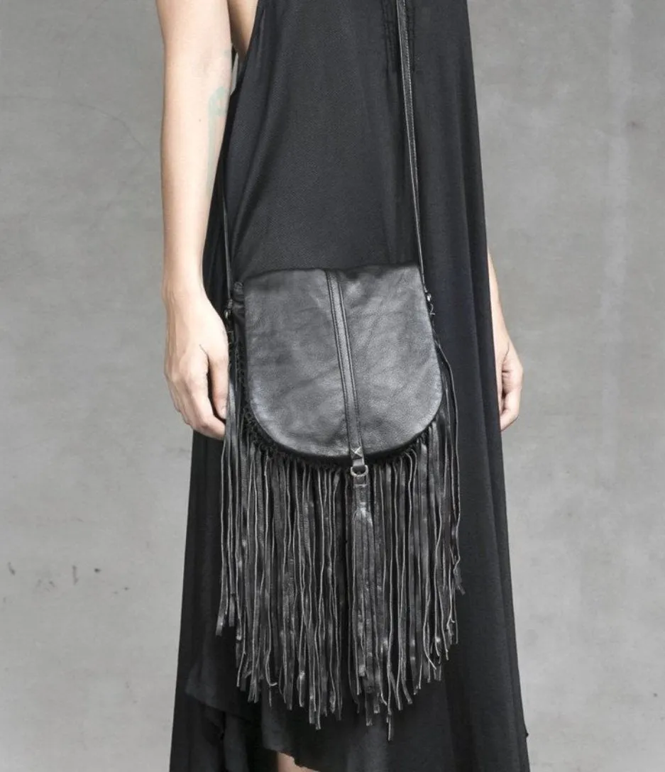 Heather fringe bag