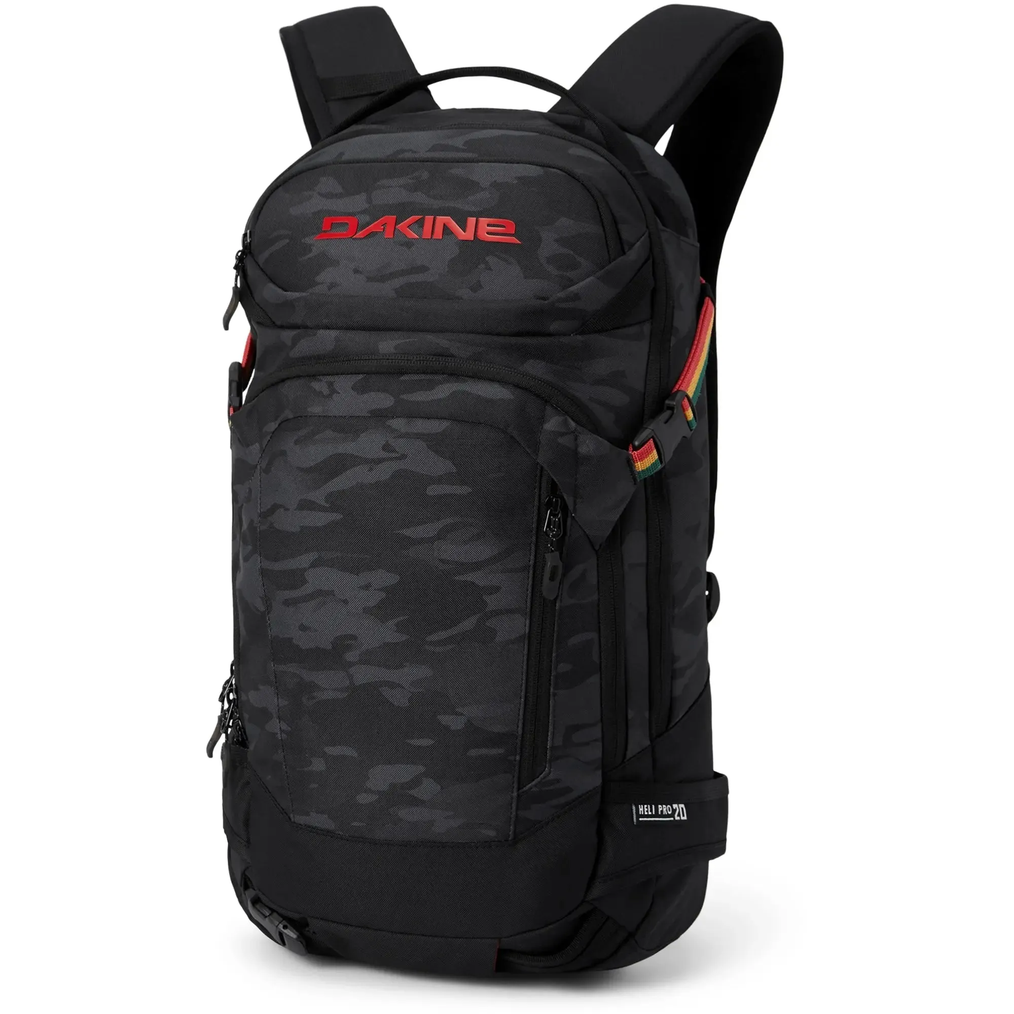 Heli Pro 20L Ski Backpack - Black Camo