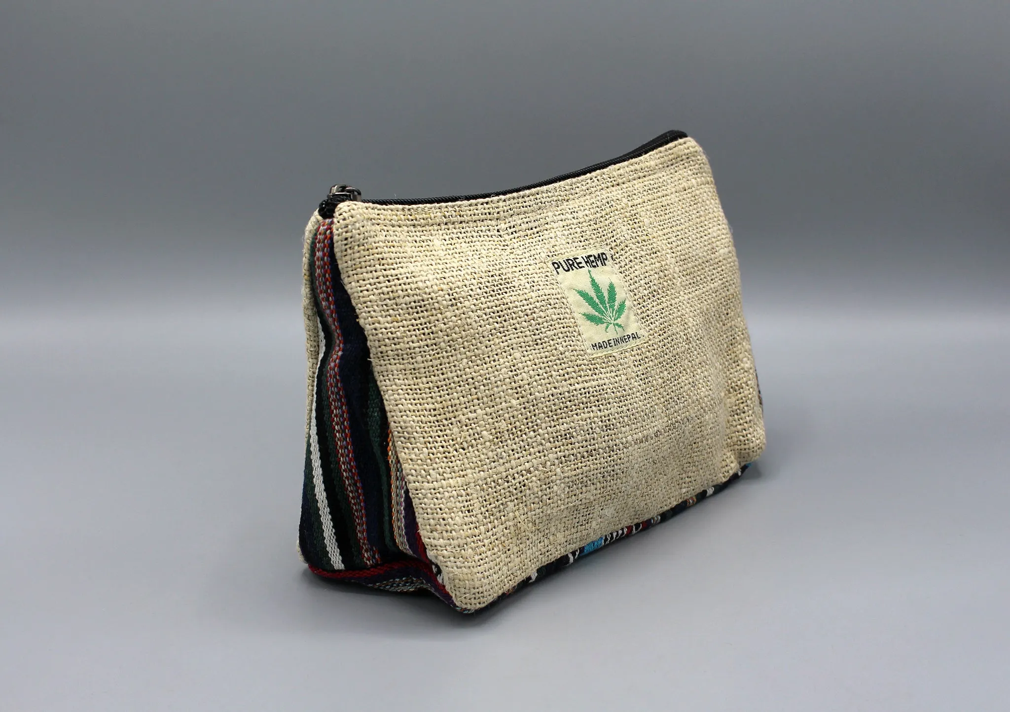 Hemp Money Zipper Clutch Bag